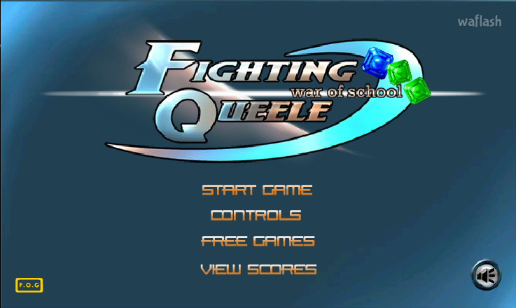블럭퍼즐 대전게임 Fighting Queele: War of School 게임 화면 1