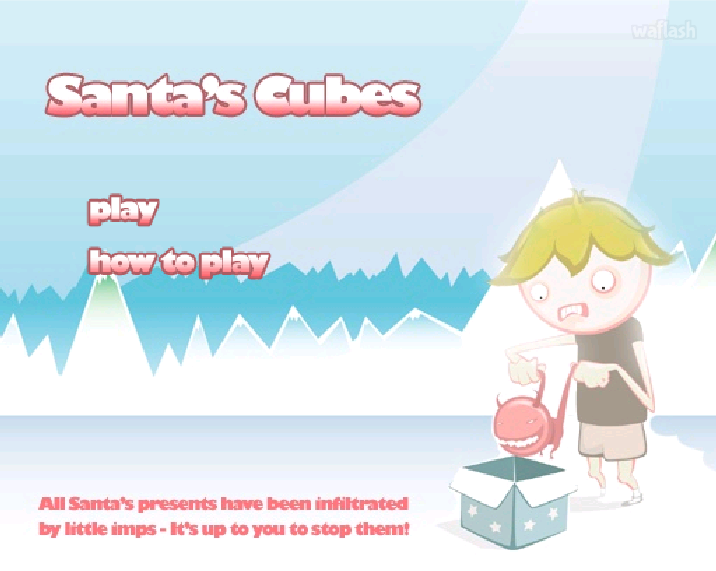 산타의 큐브 (Santa's Cubes) 게임 화면 1