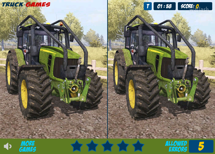 틀린그림찾기 - 존 디어 디퍼런스 (John Deere Differences) 게임 화면 2