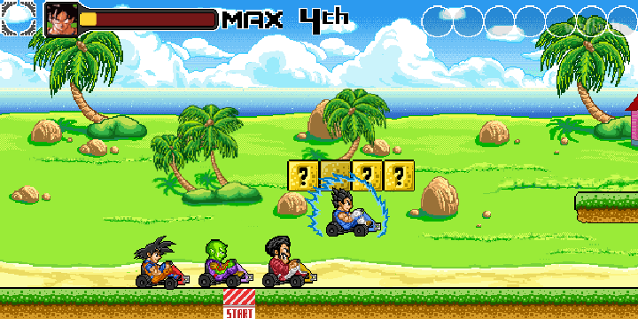 드래곤볼 카트 (Dragon Ball Kart) 게임 화면 3