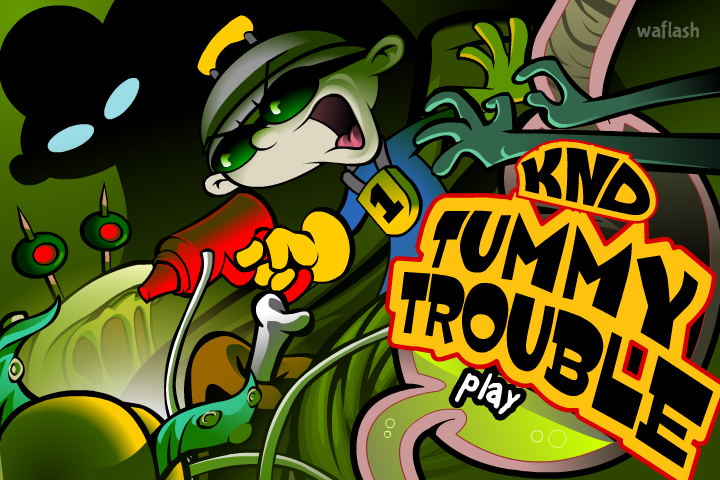 암호명: 이웃집 아이들 - 배탈 소동 (KND Tummy Trouble) 게임 화면 1