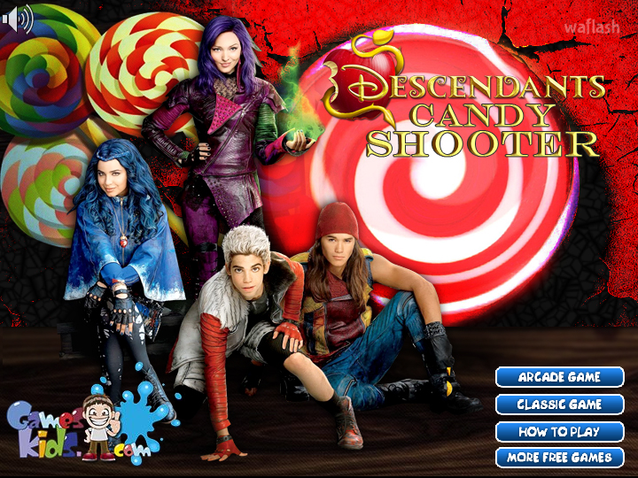 디센던츠 캔디 슈터 Descendants Candy Shooter 게임 화면 1