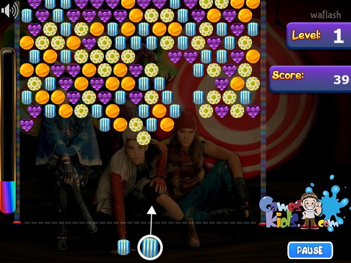 디센던츠 캔디 슈터 Descendants Candy Shooter 게임 화면 2