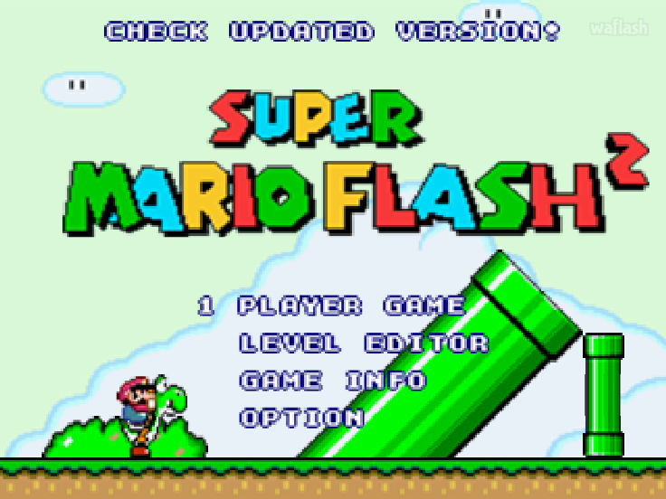 슈퍼 마리오 플래시 2 - Super Mario Flash 2 게임 화면 1