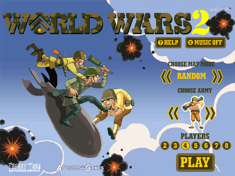 월드워즈2 (World Wars 2) - 땅따먹기 게임 화면 1