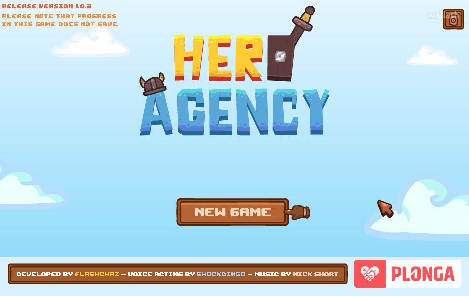 히어로 에이전시 (Hero Agency) 게임 화면 1