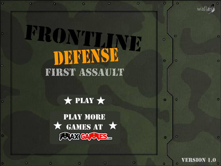 프론트라인 디펜스: 퍼스트 어썰트 (Frontline Defense: First Assault) 게임 화면 1