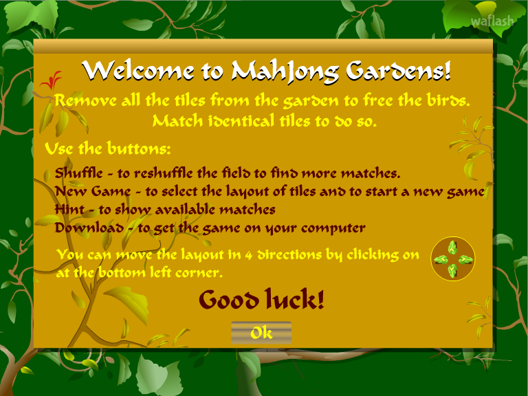 마작 가든즈 (Mahjong Gardens) 게임 화면 1