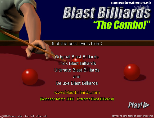 블라스트 빌리어즈 (Blast Billiards) - 6종 당구 게임 게임 화면 1