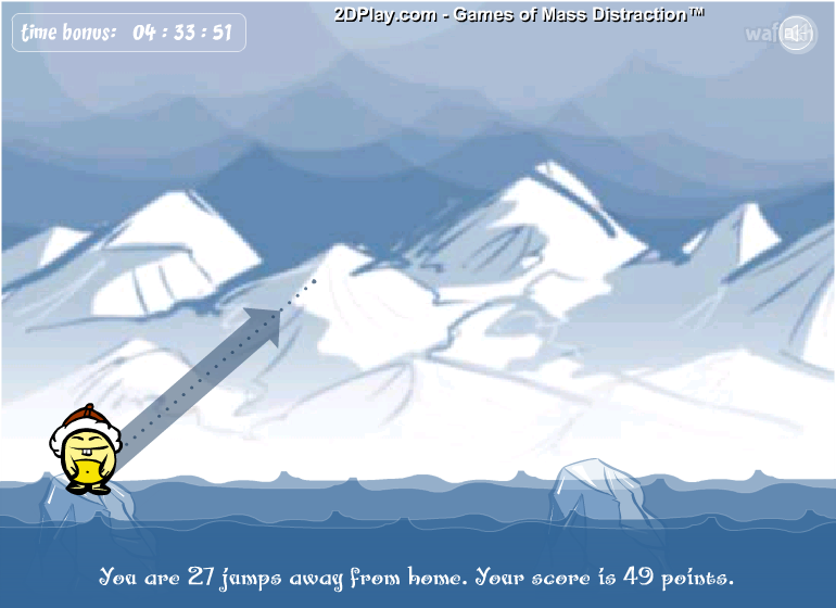 스쿼럴 패밀리 인 폴라 점프 (The Squirrel Family in Polar Jump) 게임 화면 2