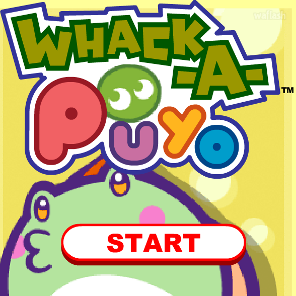 뿌요뿌요 때리기 (Whack a Puyo) 게임 화면 1