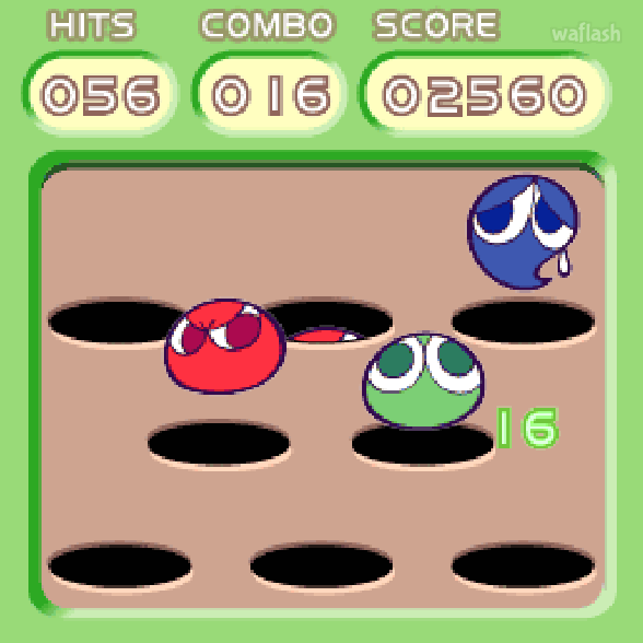 뿌요뿌요 때리기 (Whack a Puyo) 게임 화면 2