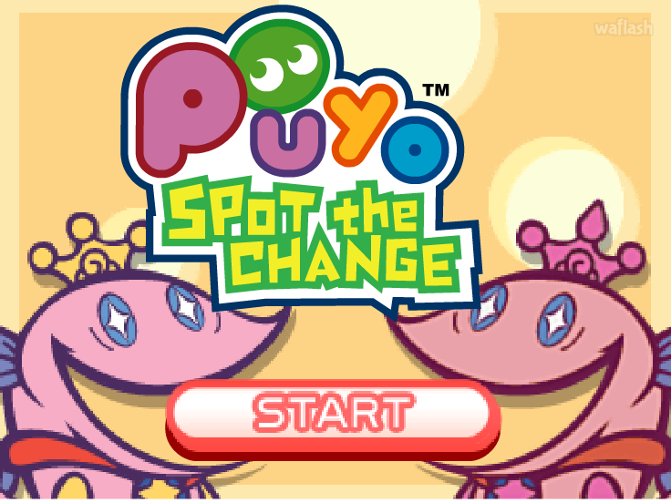 뿌요뿌요 틀린그림찾기 (Puyo Spot The Change) 게임 화면 1