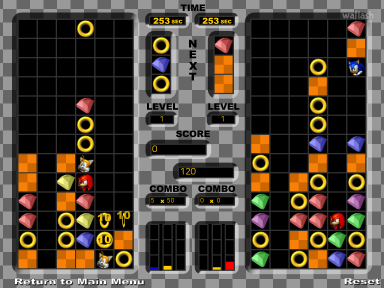 소닉 히어로즈 퍼즐 (Sonic Heroes Puzzle) 게임 화면 5
