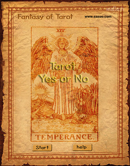타로 - Tarot Yes or No 게임 화면 1