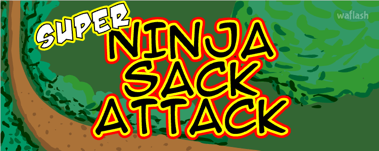 슈퍼 닌자 색 어택 (Super Ninja Sack Attack) 게임 화면 1