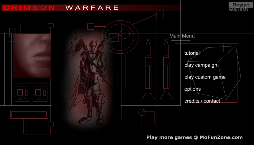 크림슨 워페어 (Crimson Warfare) 게임 화면 1
