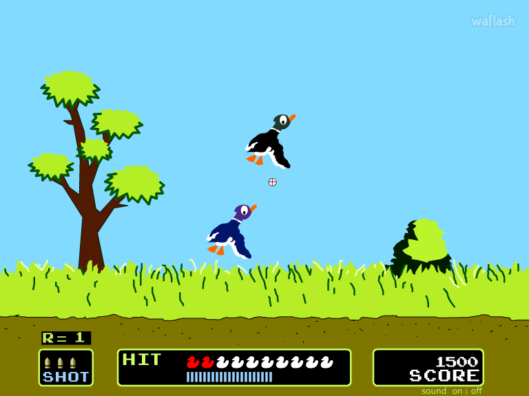 덕 헌트 (Duck Hunt) 게임 화면 2