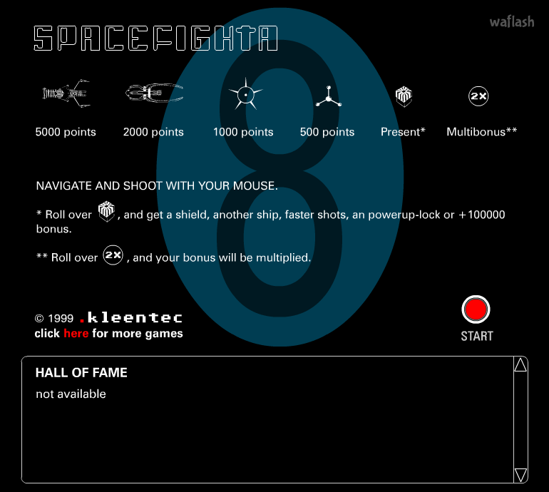 스페이스파이타 (SpaceFighta) 게임 화면 1
