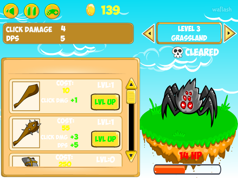클리커 몬스터즈 (Clicker Monsters) 게임 화면 2