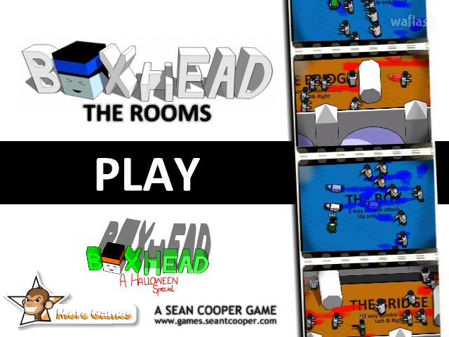박스헤드 더 룸 (Boxhead The Rooms) 게임 화면 1