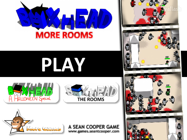 박스헤드 모어 룸스 (Boxhead: More Rooms) 게임 화면 1