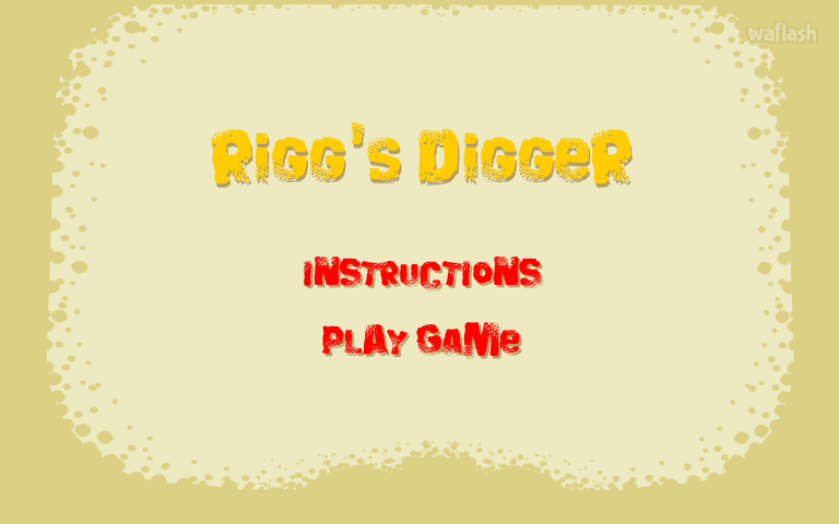 Rigg's Digger 게임 화면 1