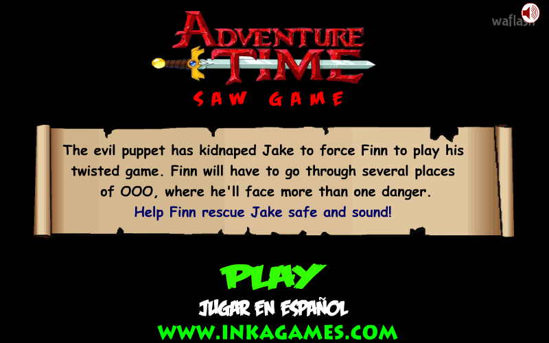 어드벤처 타임 쏘우 게임 (Adventure Time Saw Time) 게임 화면 1