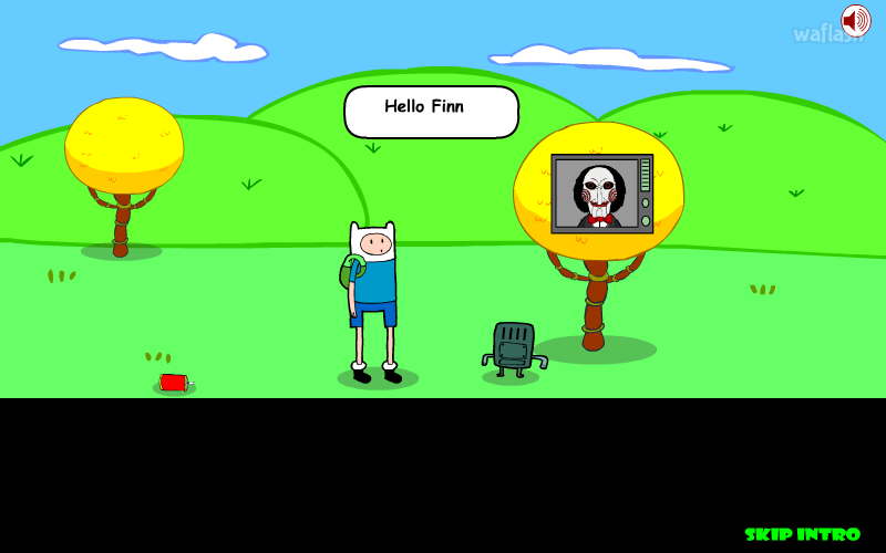 어드벤처 타임 쏘우 게임 (Adventure Time Saw Time) 게임 화면 2