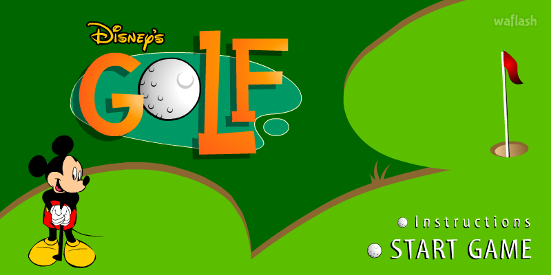 디즈니 골프 (Disney's Golf) 게임 화면 1