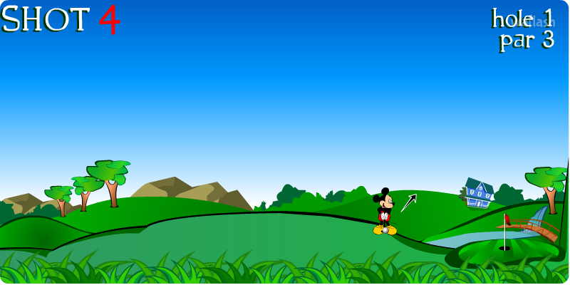 디즈니 골프 (Disney's Golf) 게임 화면 3