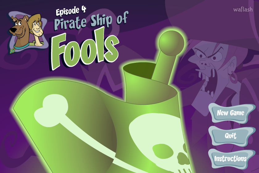 스쿠비 두 에피소드 4 - 파이릿 쉽 오브 풀스 (Pirate Ship of Fools) 게임 화면 1