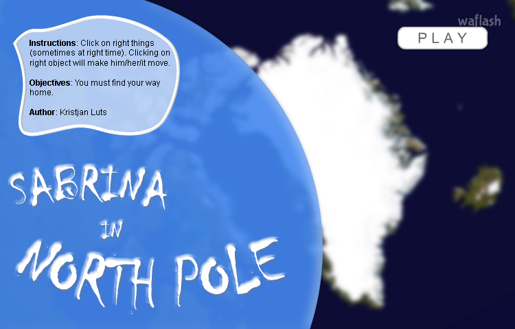 사브리나 2 - 북극편 (Sabrina in North Pole) 게임 화면 1