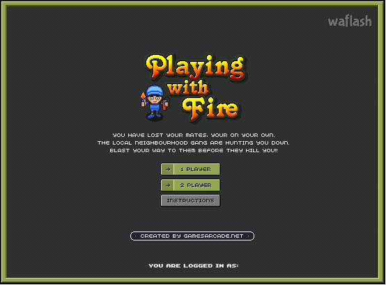 Playing with Fire - 봄버맨게임 게임 화면 1