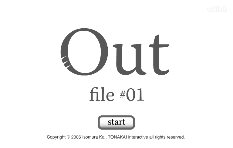 "Out" file#01 게임 화면 1