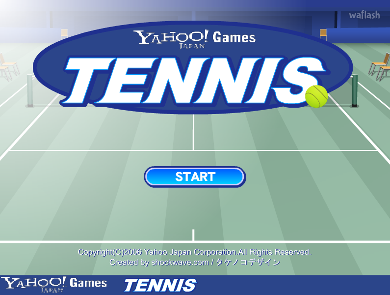 테니스 (Tennis) 게임 화면 1