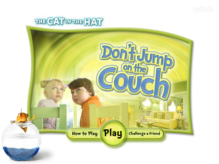소파에서 뛰지마 (Don't Jump on the Couch) 게임 화면 1