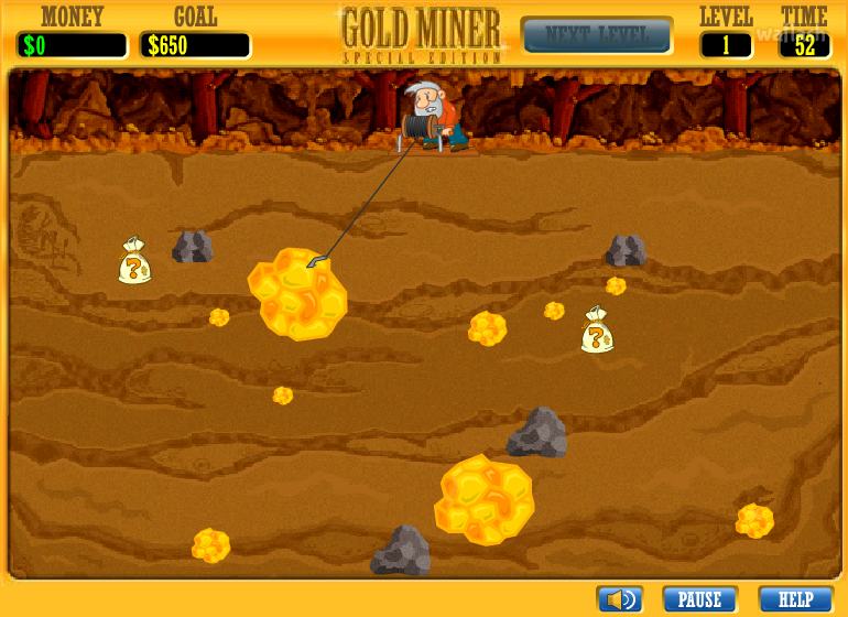 골드마이너 스페셜 에디션 (Gold Miner Special Edition) 게임 화면 3