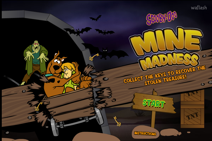 스쿠비 두 마인 매드니스 (Scooby-Doo Mine Madness) 게임 화면 1