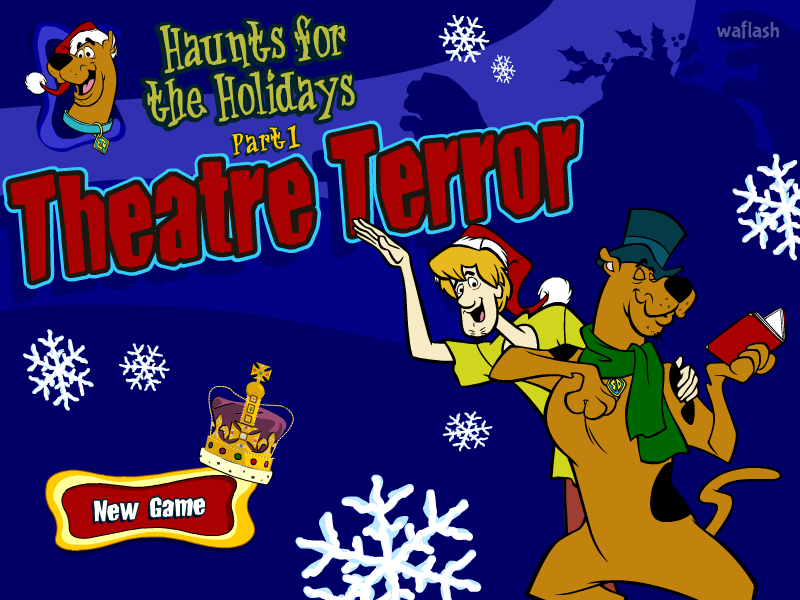 스쿠비 두 - Scooby-Doo: Haunts for the Holidays Part 1 - Theatre Terror 게임 화면 1