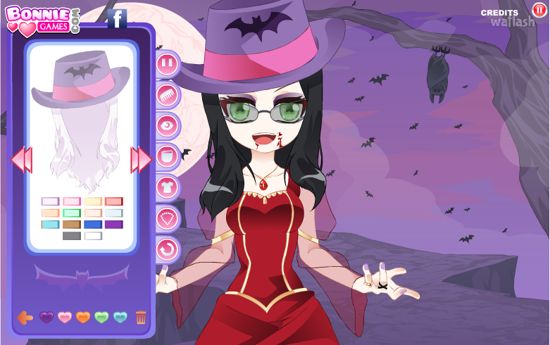 뱀파이어 스타일 메이크오버 (Vampire Style Makeover) 게임 화면 1