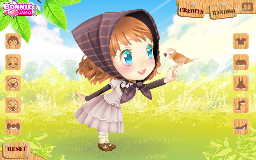 모리 걸 드레스업 (Mori Girl Dress Up) 게임 화면 1