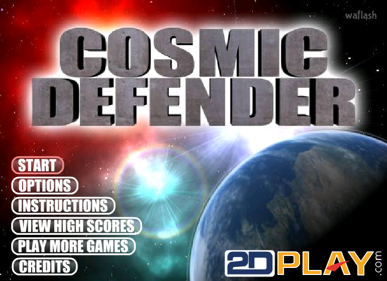 코스믹 디펜더 (Cosmic Defender) 게임 화면 1