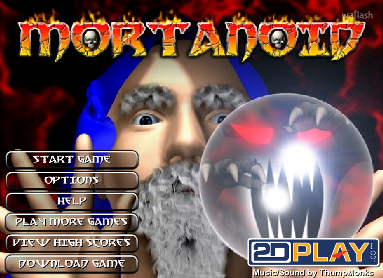 벽돌깨기 - Mortanoid 게임 화면 1