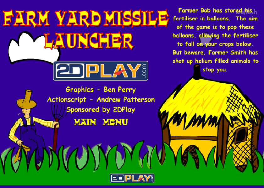 팜 야드 미사일 런처 (Farm Yard Missile Launcher) 게임 화면 1