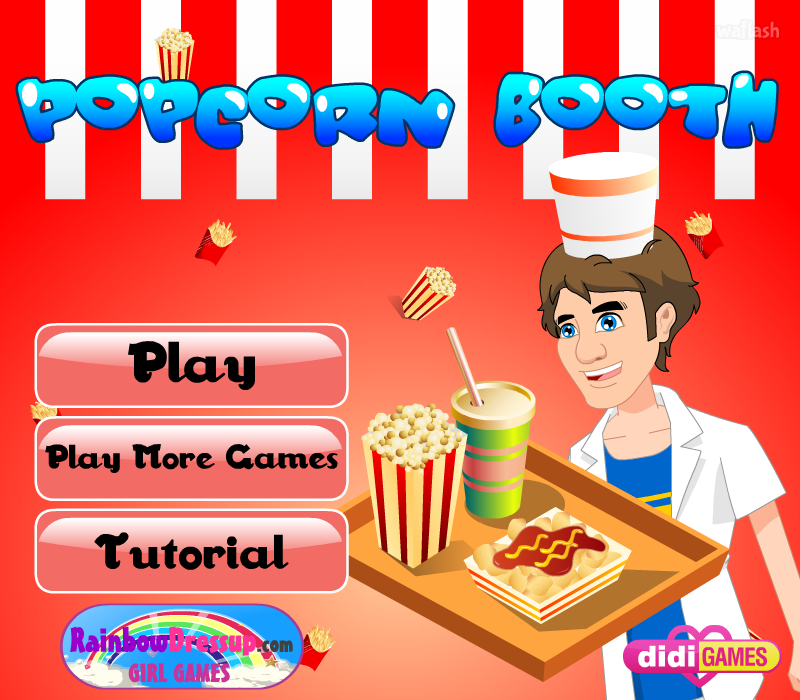 팝콘 부스 (Popcorn Booth) 게임 화면 1