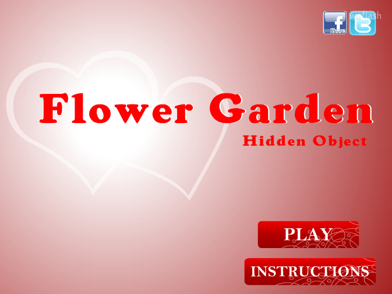 플라워 가든 히든 오브젝트 (Flower Garden Hidden Object) 게임 화면 1