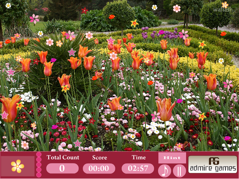 플라워 가든 히든 오브젝트 (Flower Garden Hidden Object) 게임 화면 2