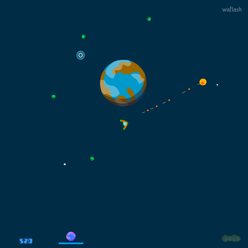 지구를 구하라 (Save the Earth) 게임 화면 2