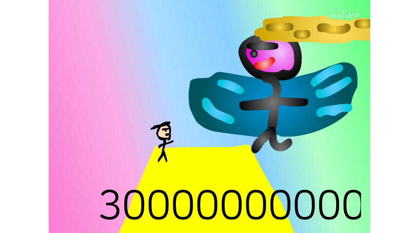 메틸즈와의 최종 보스전 게임 화면 2